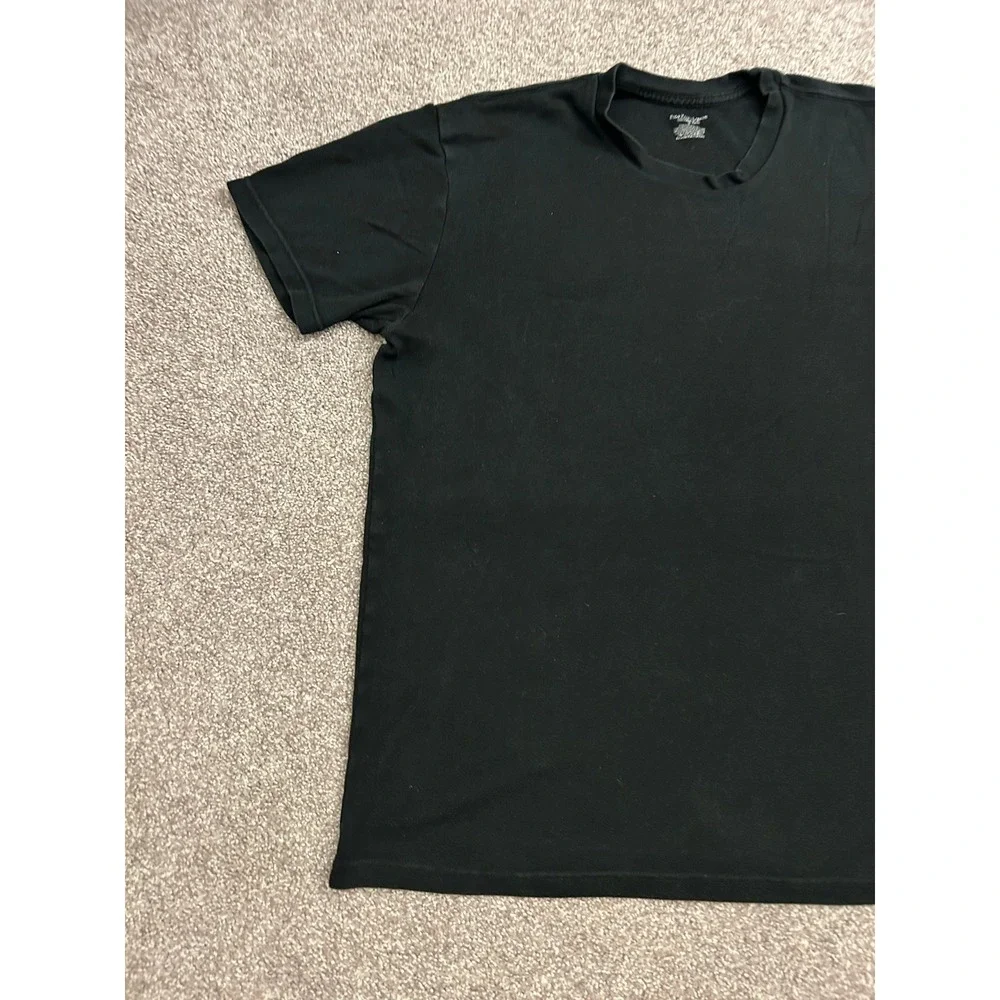 Polo Ralph Lauren T-Shirt Mens Large Black Excellent Red Pony Logo Crew Neck